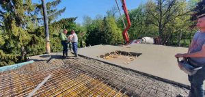 Alsó vas, felső vas, beton, kizárás.